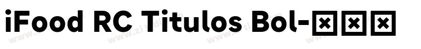 iFood RC Titulos Bol字体转换